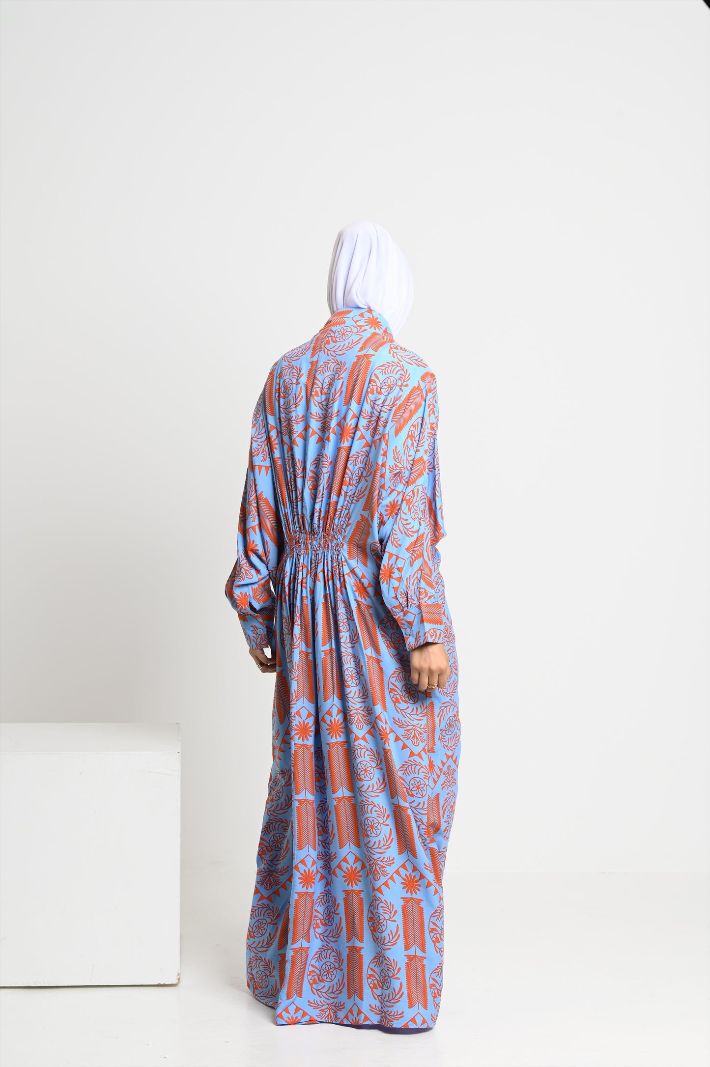 Blue and orange