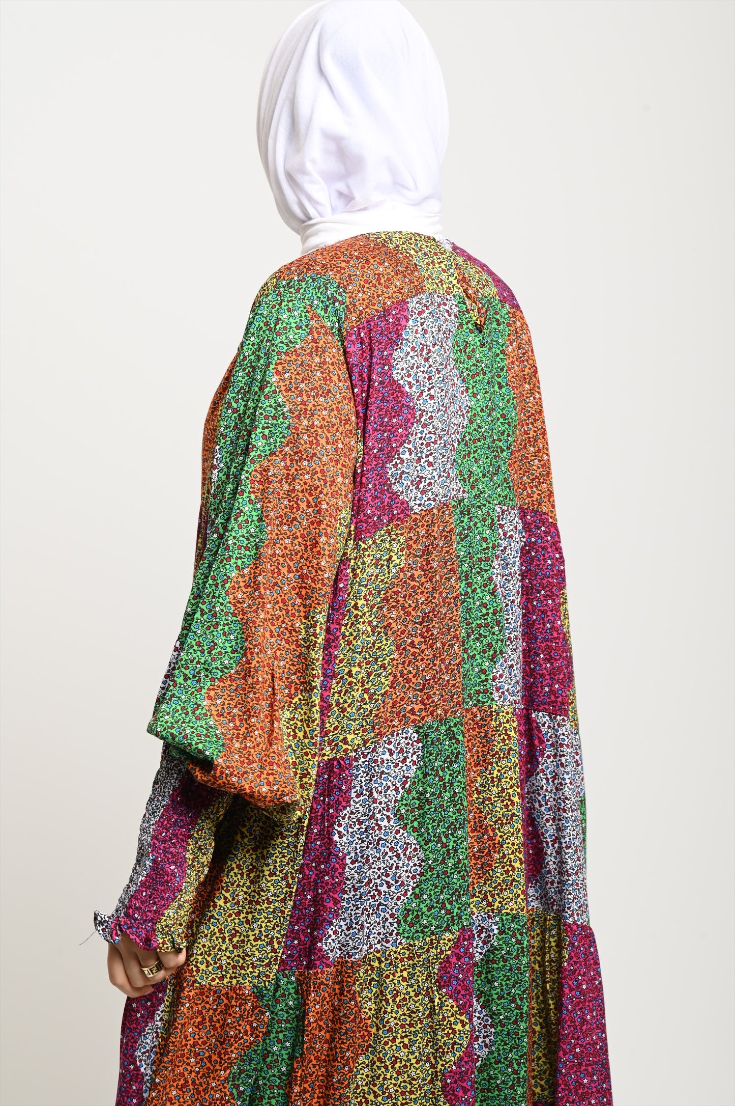 Multi color over sized dress