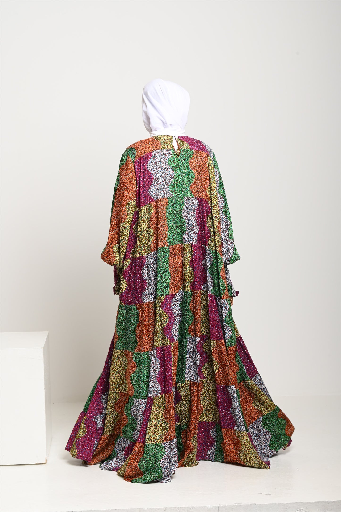Multi color over sized dress