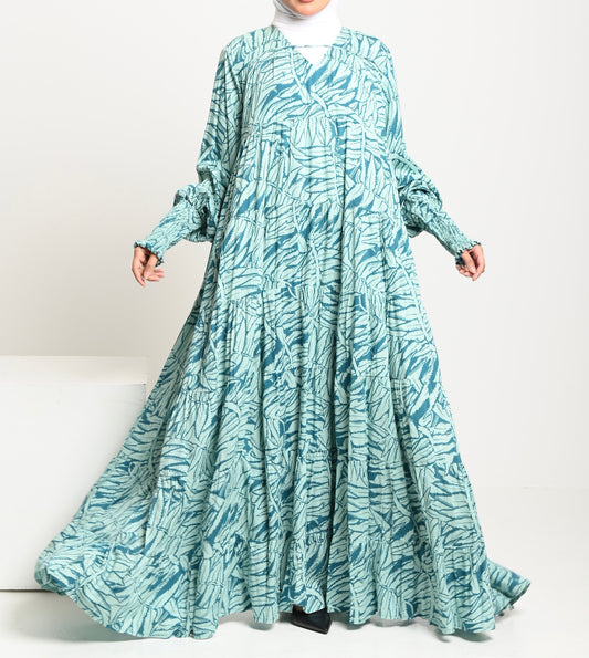 Tiffany color over sized dress